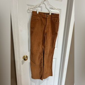 Hollister corduroy pants. Color is a light brown and the size is a 26.